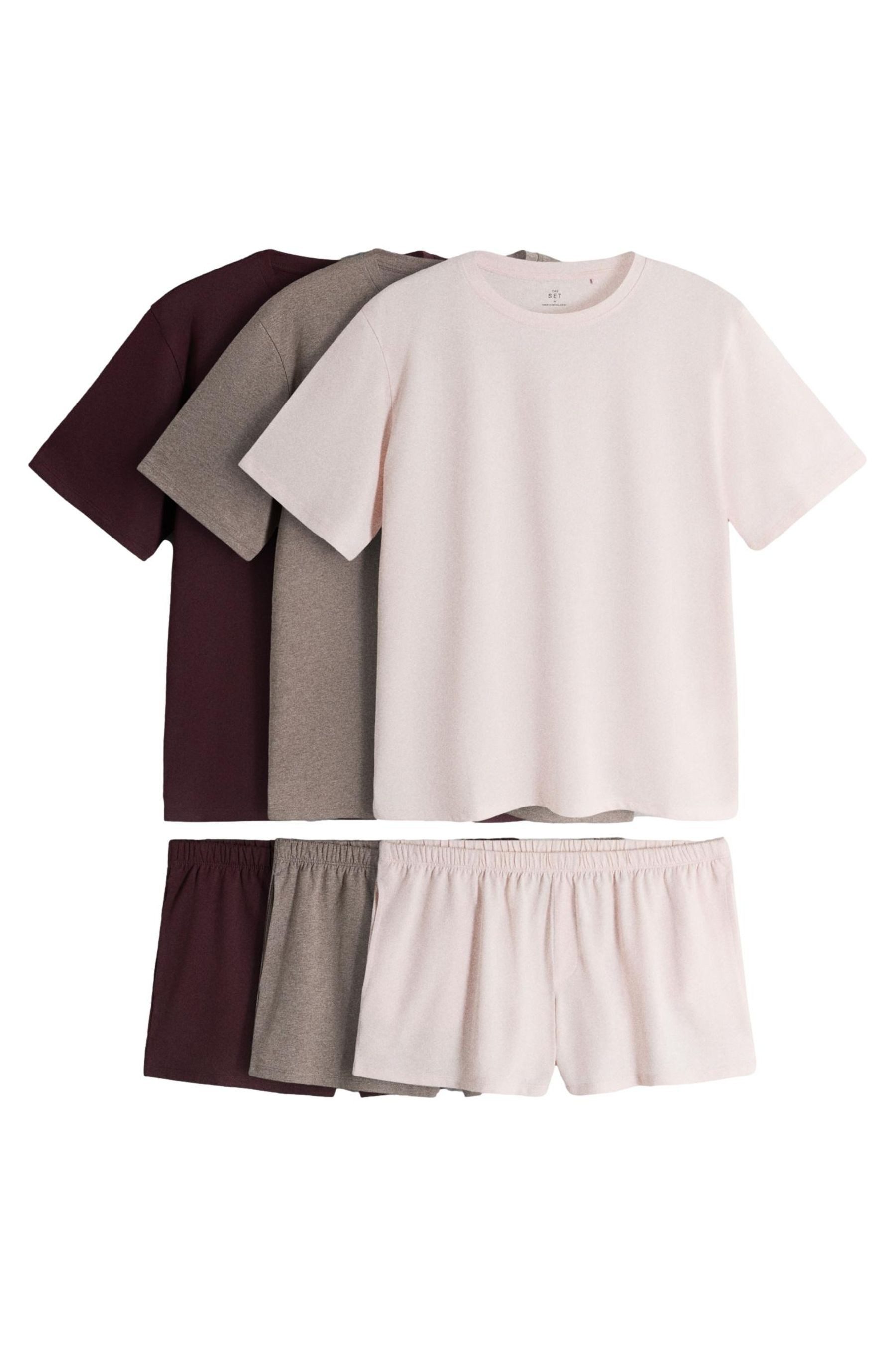 Pyjama The Set Essentials T-Shirt und Shorts, Pyjamaset