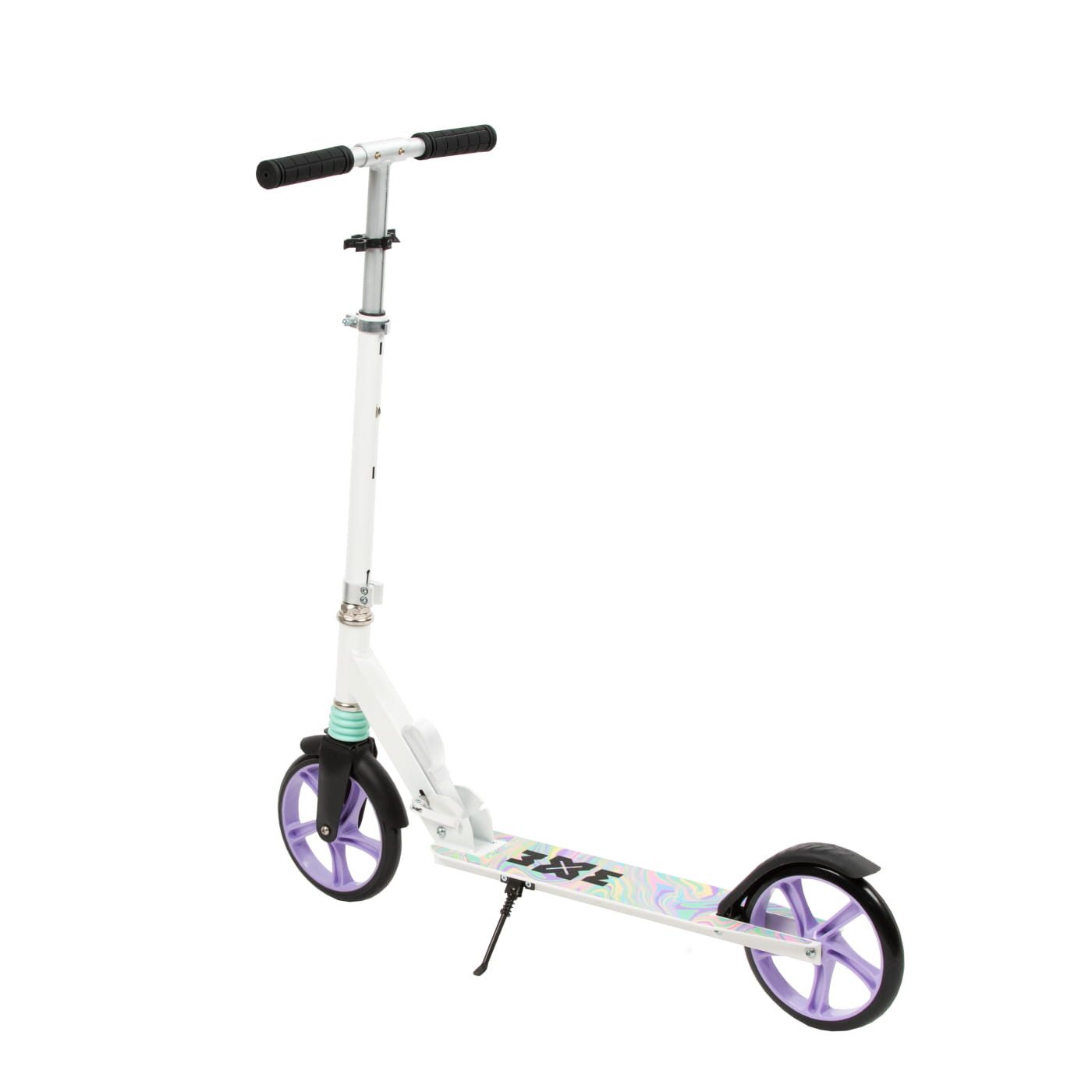 COIL Cityroller Kinderoller, Scooter, Faltbarer, Kinderscooter, Höhenverstellbar, 15 km/h, ABEC-7-Lager, Räder mit 20 cm Durchmesser, klappbares Bein, Fußbremse