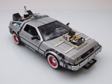 Welly Modellauto DeLorean Zurück in die Zukunft Teil 3 Modellauto 1:24 Welly, Maßstab 1:24