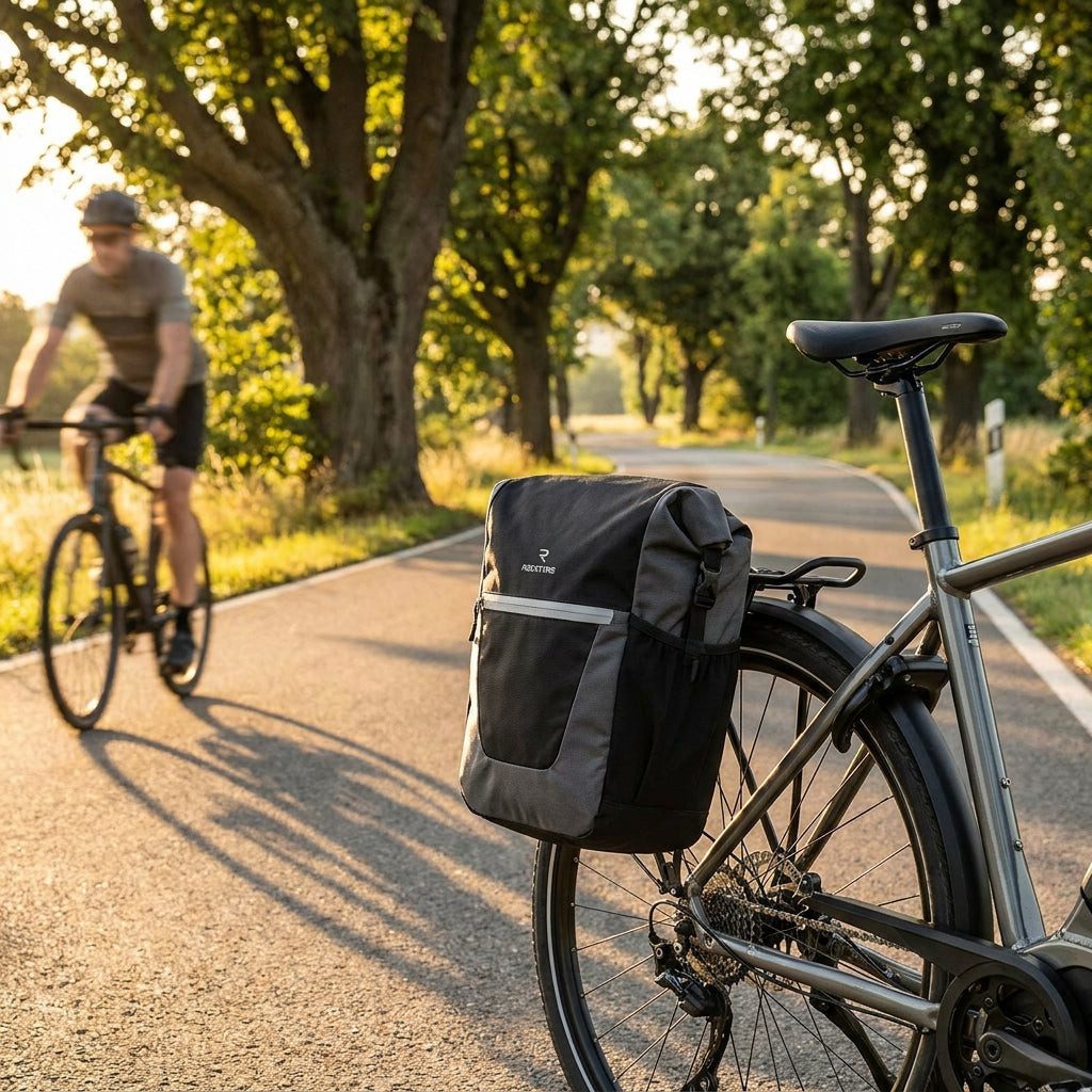 racktime Fahrradtasche Racktime System Tasche Talis Plus schwarz grau mit Snapit Adapter Größ