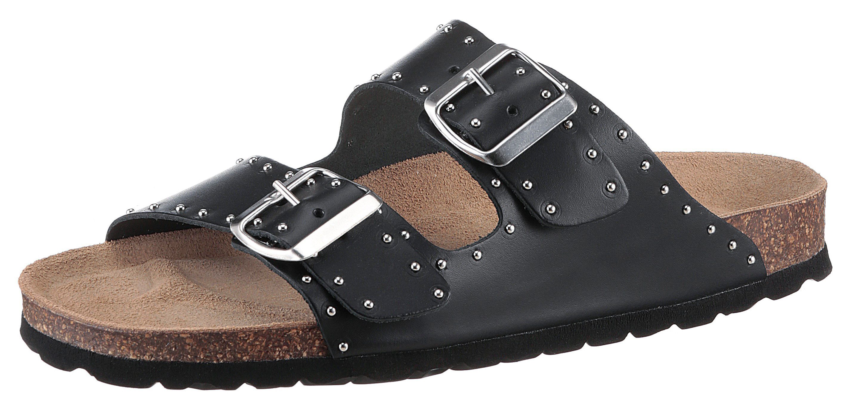 Aniston SHOES Pantolette, Sommerschuh, Strandschuh, Nieten günstig online kaufen