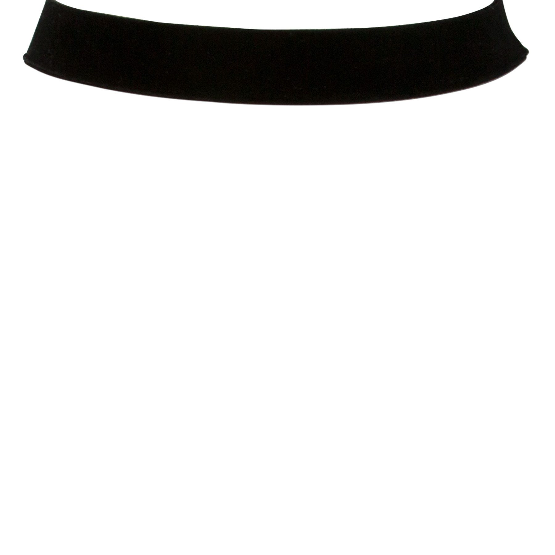 Alpenflüstern Choker Trachten-Samt-Kropfband breit (schwarz), - Trachtenkette enganliegend, Kropfkette elastisch, eleganter Damen-Tr