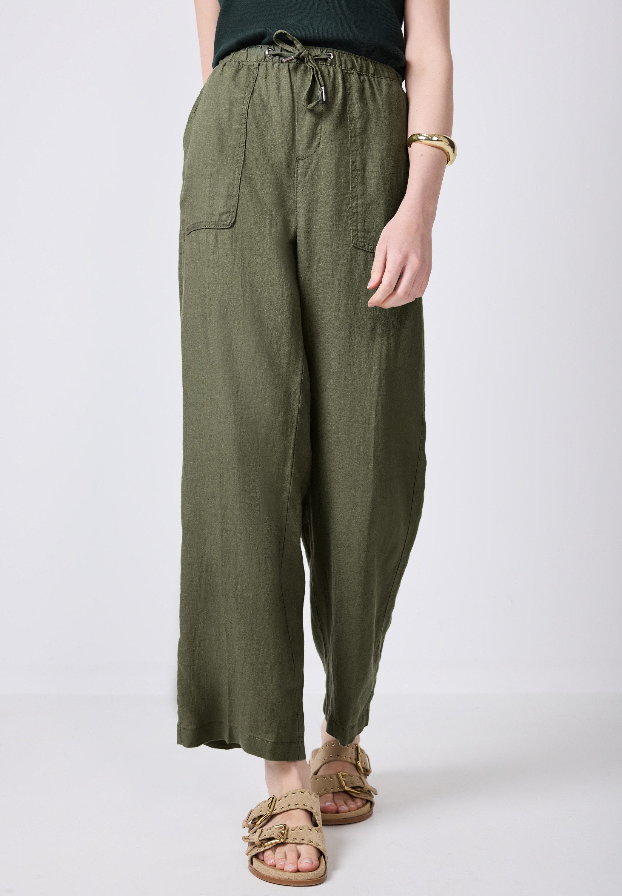 STREET ONE STUDIO Stoffhose Elastikbund mit günstig online kaufen
