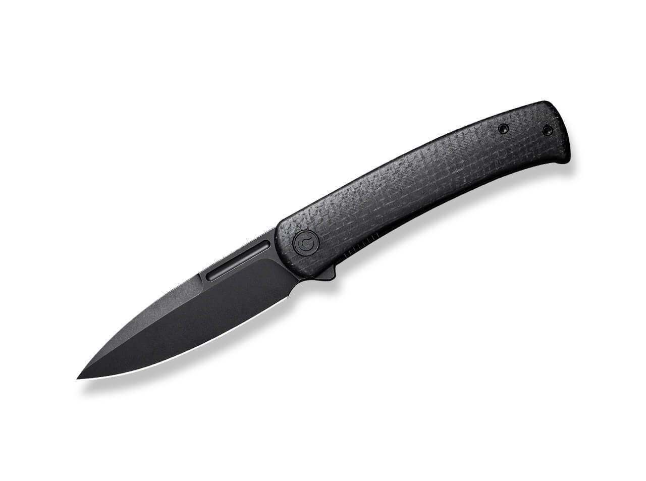 CIVIVI Карманные ножи CIVIVI Caetus Micarta Black Einhandmesser mit Hosenclip, (1 St), Einhandmesser, Edelstahlklinge
