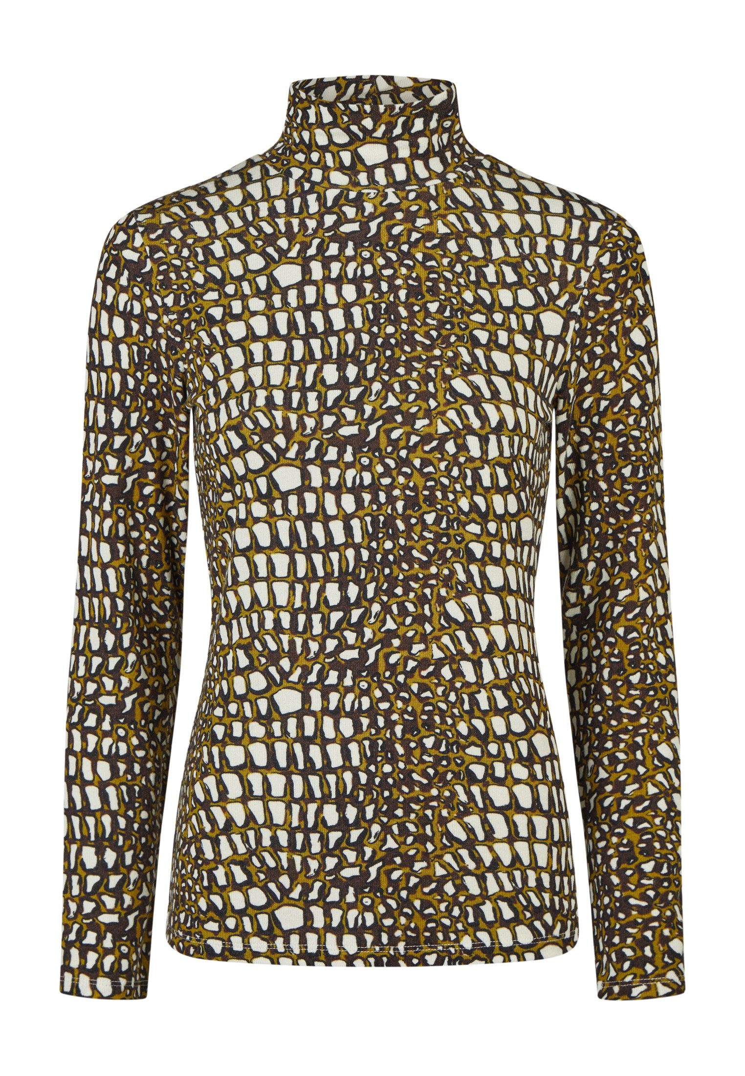 MARC AUREL Langarmshirt Shirt mit Reptilienprint