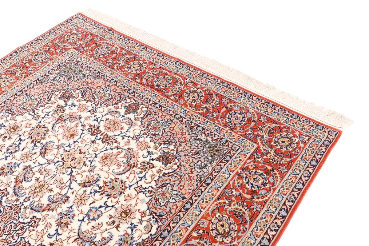 Höhe: Orientteppich, 6 148x237 Handgeknüpfter Isfahan Seidenkette mm rechteckig, Nain Orientteppich Trading,