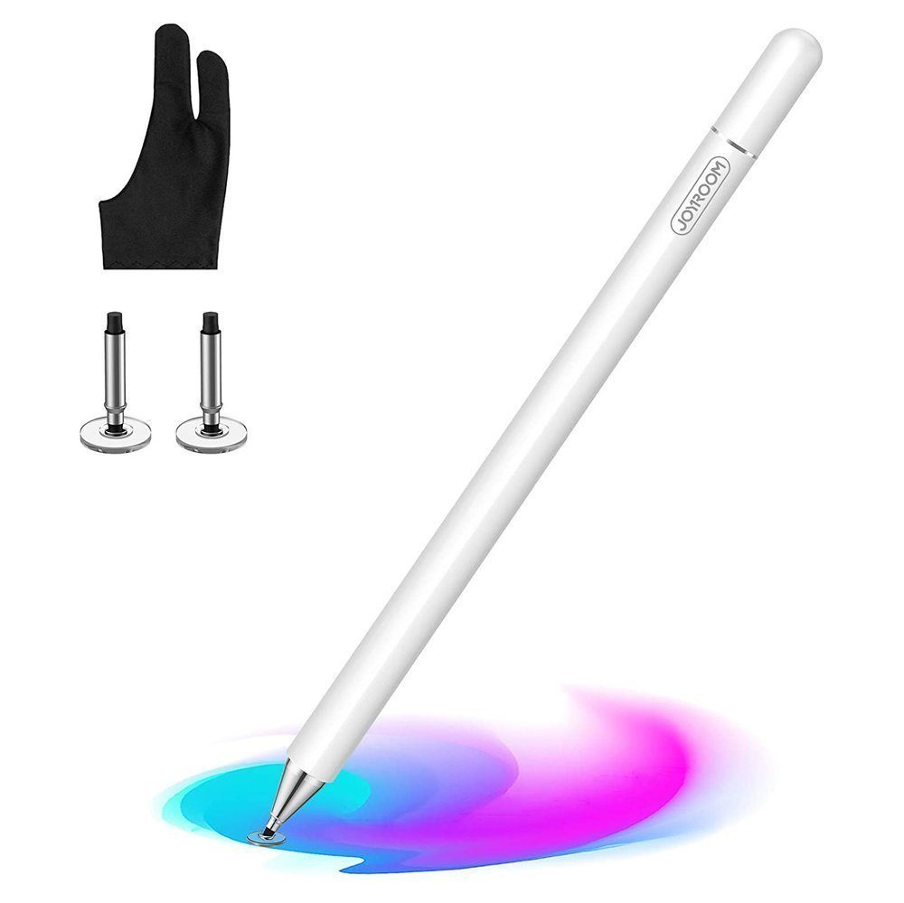 und LED- JOYROOM Stift kompatibel Pen mit Eingabestift weiß OLED-Touchscreens Tablet