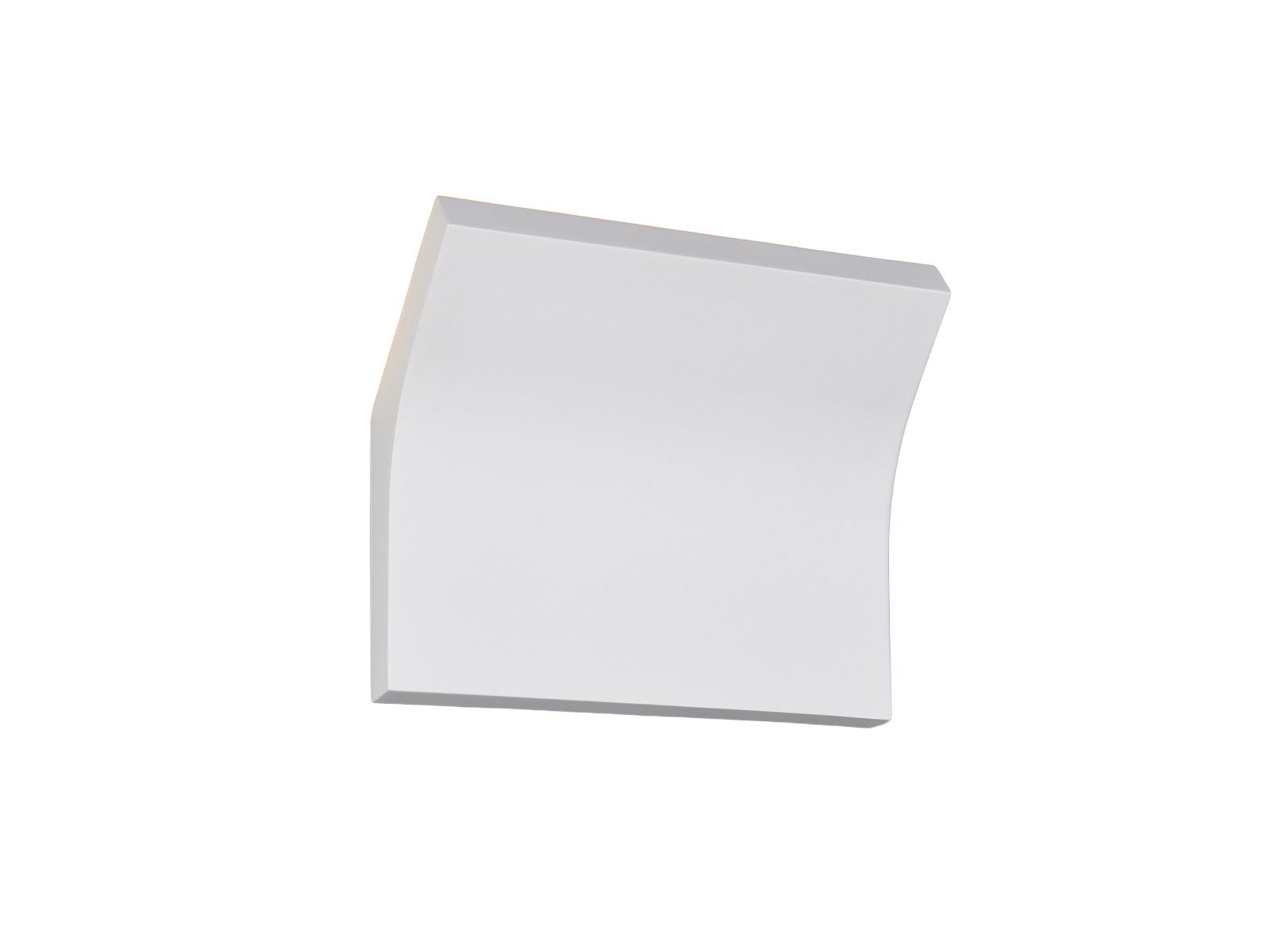 TRIO Leuchten LED Wandleuchte aus Gips bemalbar, Breite 24cm, LED wechselbar, Warmweiß, Innen Gipslampe zur Wandbeleuchtung indirekt inkl. Leuchtmittel