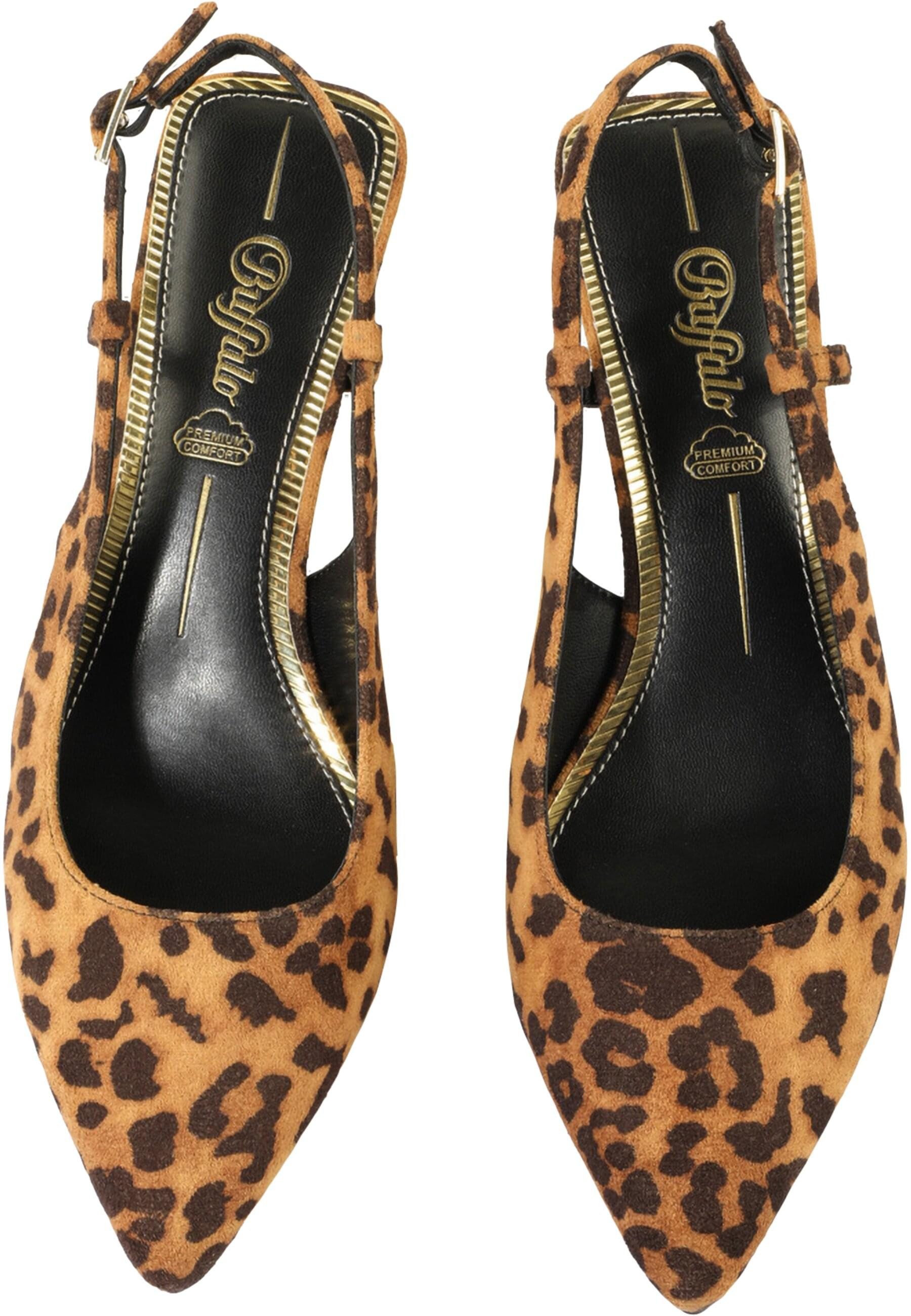 Buffalo Buffalo Sling Back- Vegan Suede High-Heel-Pumps günstig online kaufen