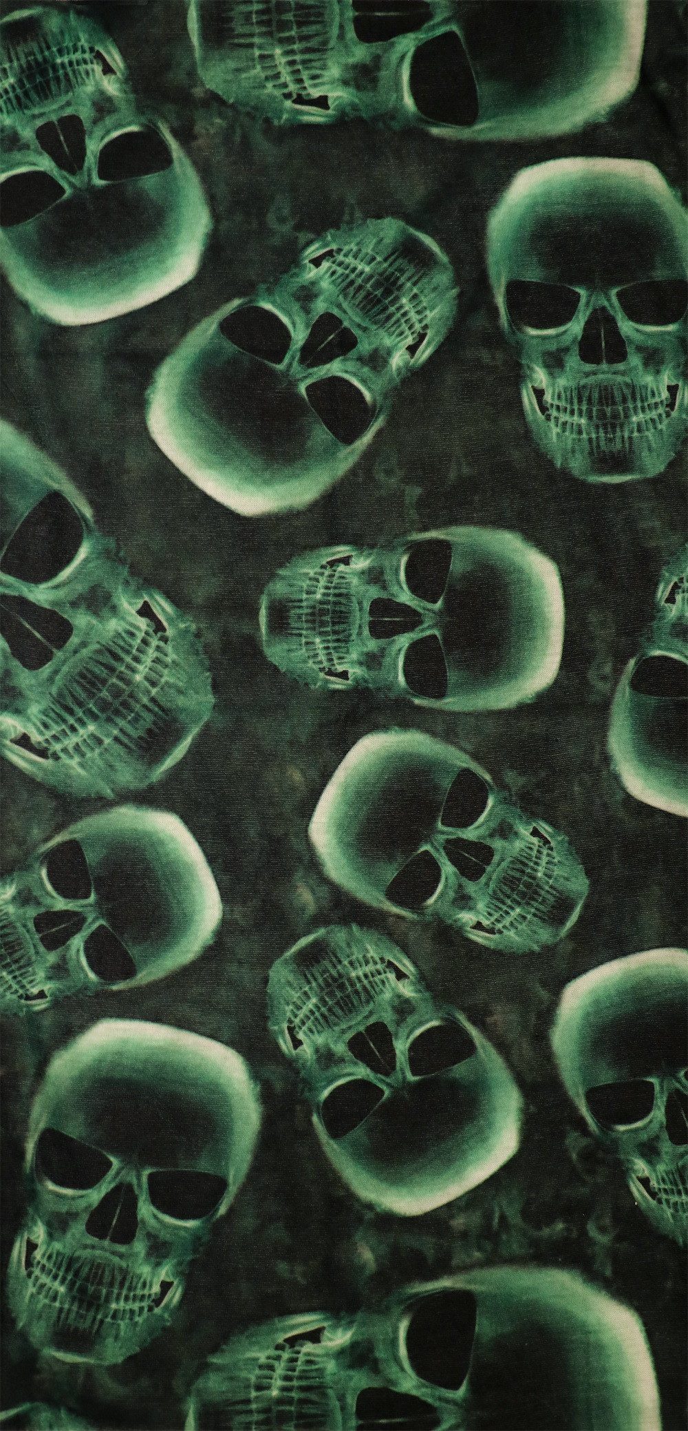PiWear Schal PiWear Schlauchschal Skull Green