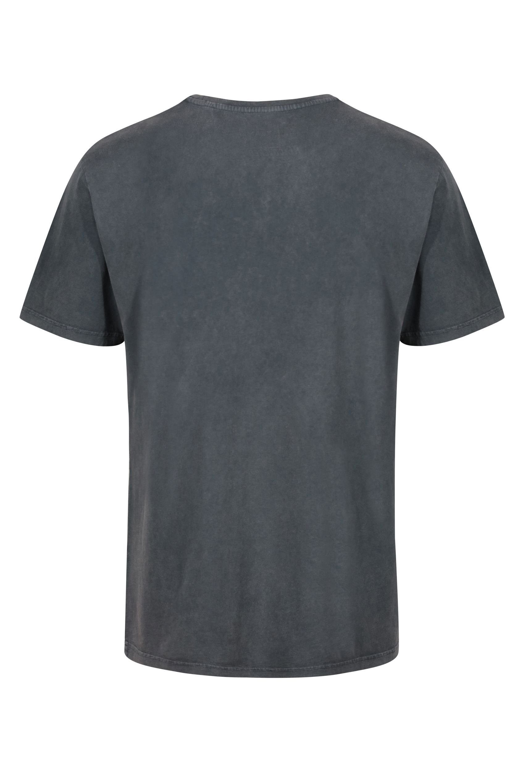 Recovered T-Shirt NFL RAIDERS MONOCHROME Bio-Baumwolle GOTS zertifizierte