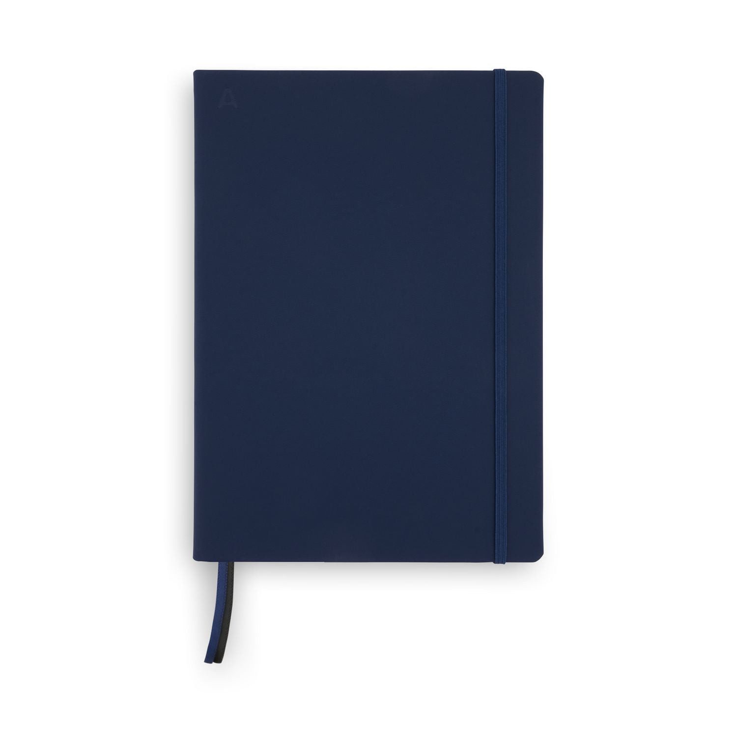 Tagebuch Notizbuch A4 Hardcover Navy Blue Blanko, 192 Seiten