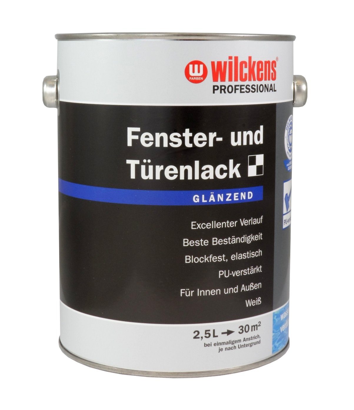 wilckens® PROFESSIONAL Tür- und Fensterlack Fenster- & Türenlack 2,5 Liter