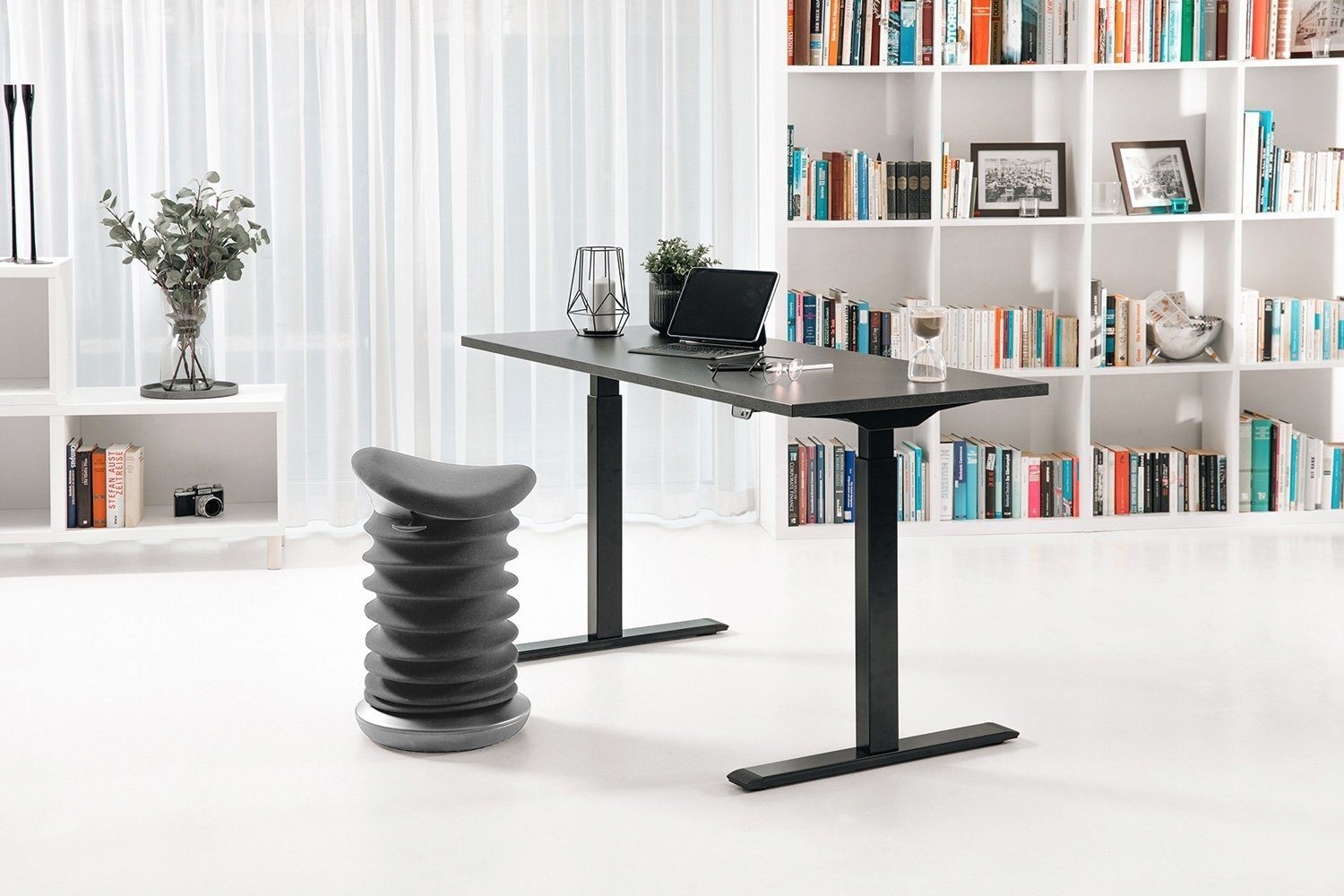 TOPSTAR Bürostuhl Sitzhocker, Sitness 4D, Kunstfaser, Grau, Ø 36 cm
