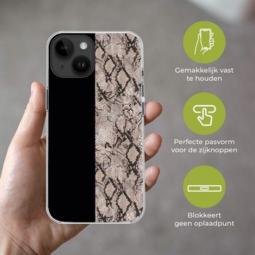 MuchoWow Handyhülle Schlangen - Design - Reptilien, Handyhülle Telefonhülle Apple iPhone 14