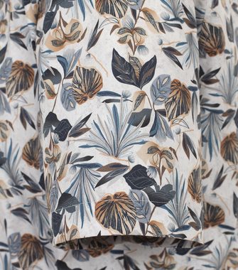 CASAMODA Businesshemd Kurzarmhemd - Comfort Fit - Florales Muster - Blau