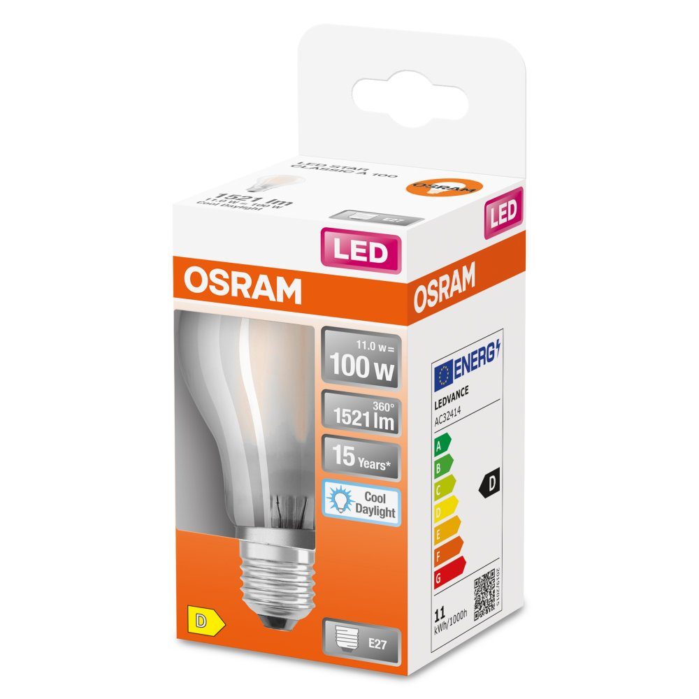 Osram LED-Leuchtmittel HELLE E27 LED LAMPE STAR RETROFIT, E27