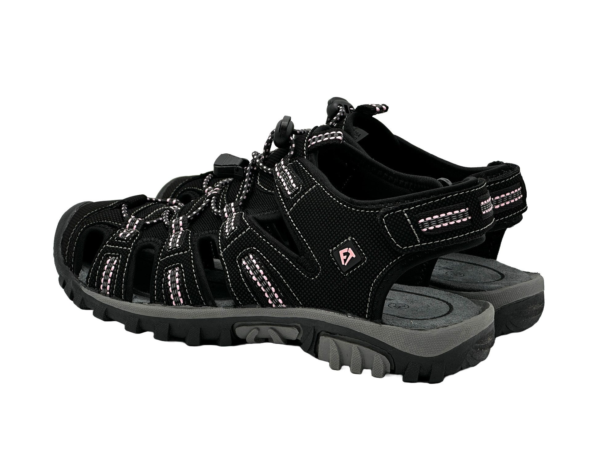 Nowaland Trekkingsandalen mit Zehenschutz und Klettverschluss Trekkingsandale Funktionale Trekkingsandalen mit geschlossener Front und gutem Grip