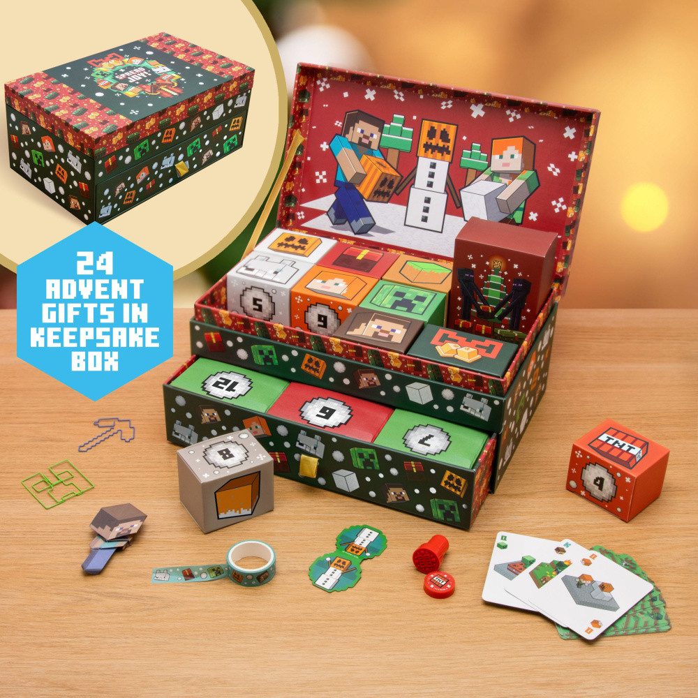 Paladone Adventskalender Minecraft Adventskalender Keepsake Box