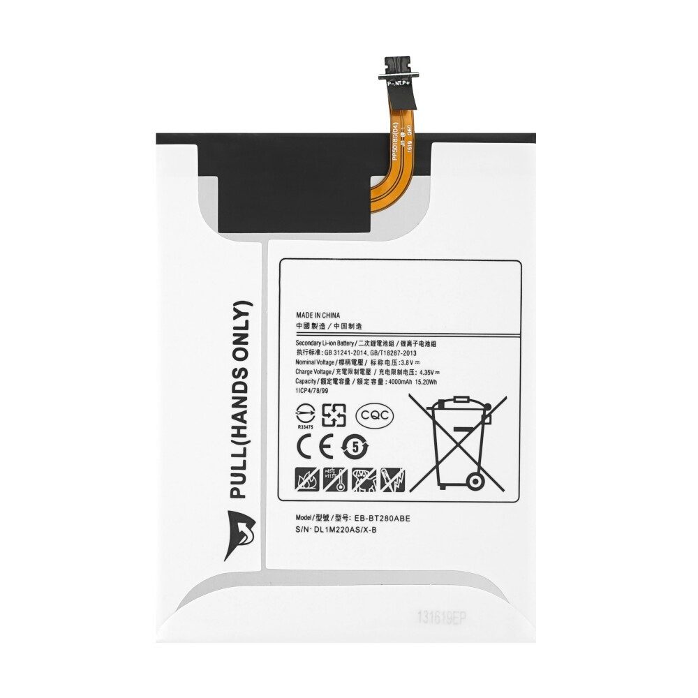 EB-BT280ABE Akku Samsung Galaxy Tab A 7,0 Zoll 2016 T280 4000mAh wie O Handy-Akku (1 St)