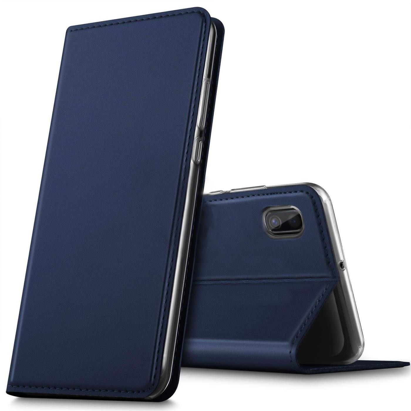CoolGadget Handyhülle Magnet Case Handy Tasche für Samsung Galaxy A10 6,2 Zoll, Hülle Klapphülle Ultra Slim Flip Cover für Samsung A10 Schutzhülle