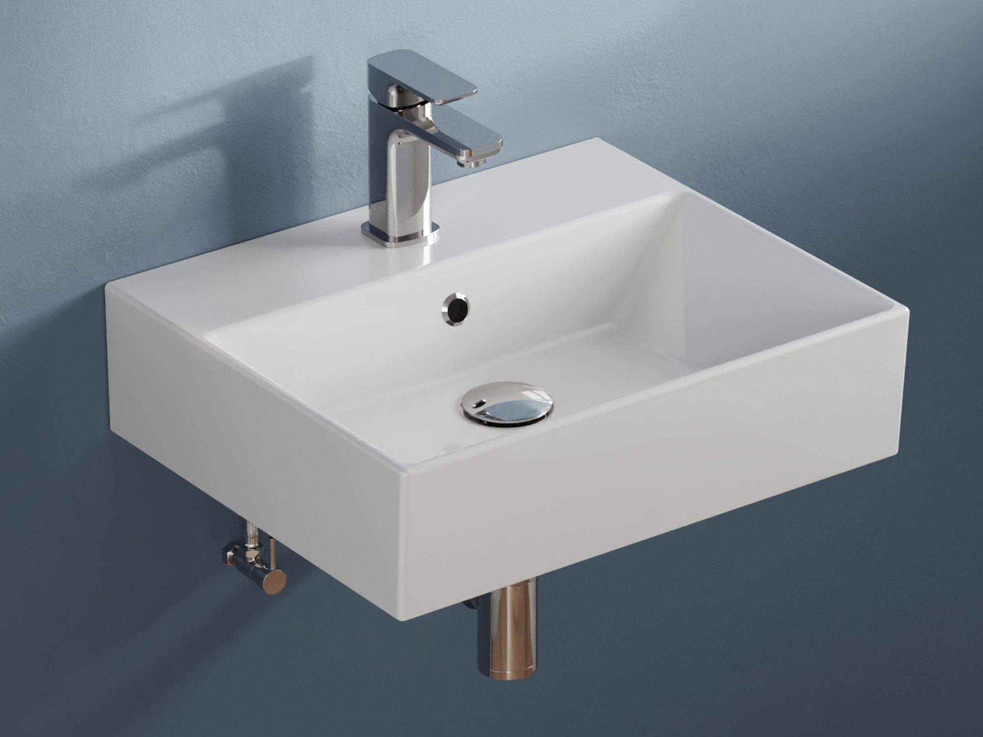 Aqua Bagno Waschbecken Aufsatzwaschbecken 50cm weiß günstig online kaufen