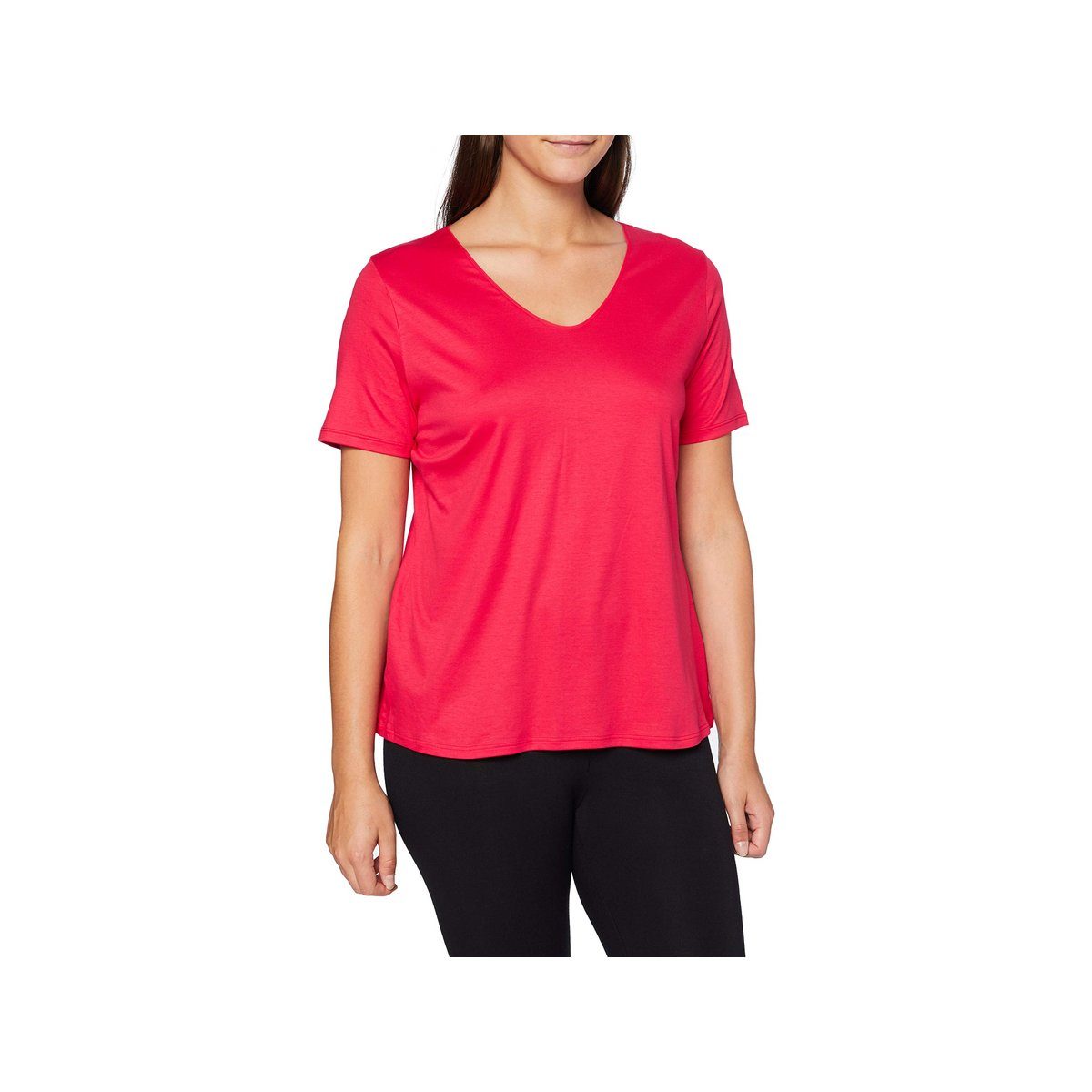 CALIDA V-Shirt rot (1-tlg) barberry red