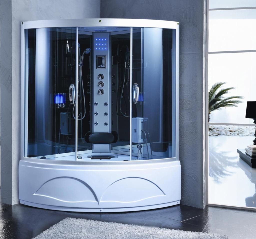 PureHaven Dampfdusche 2in1 Dampfdusche und Whirlpool San Francisco