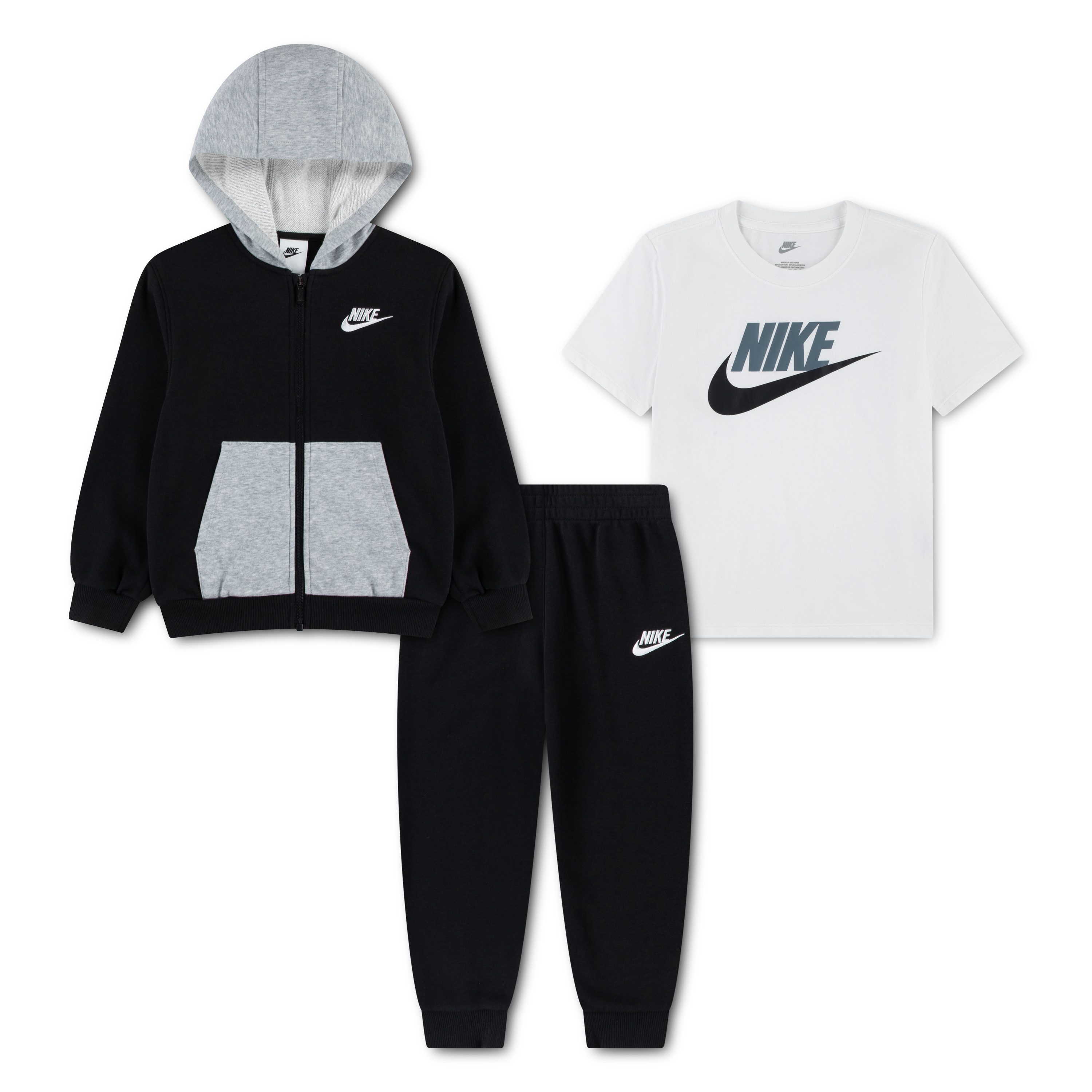 Nike Sportswear Sportanzug (3-tlg), 3-teiliges Set, für Kinder, mit Reißverschluss