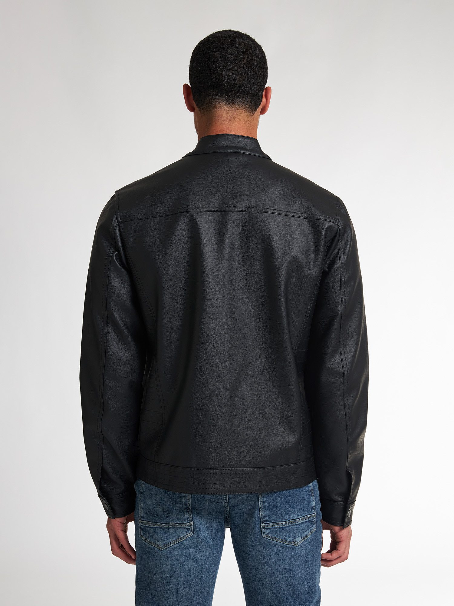 Petrol Industries Winterjacke PU Bikerjacke Maverick