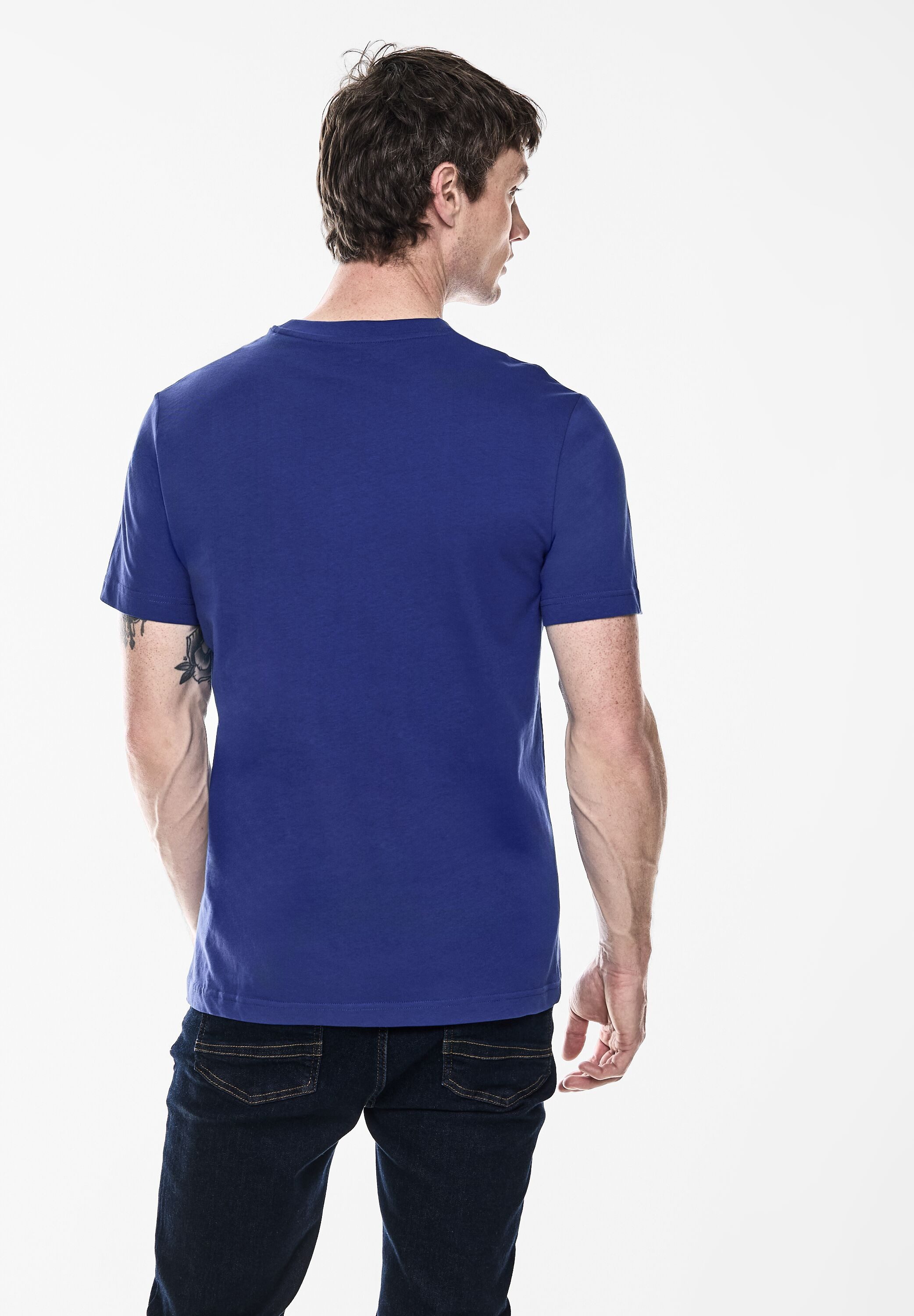 STREET ONE MEN T-Shirt aus reiner günstig online kaufen