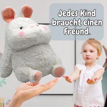 Grimm Kuscheltier Kuschel Hase Plüschtier - Weicher Stoff-Hase für Kinder, 32cm (1 Stück), Sehr weich & groß