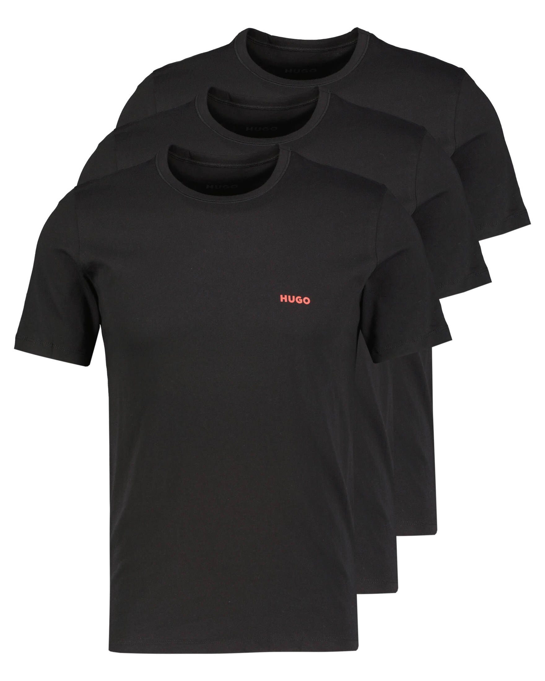 Unterhemd P Herren (15) Unterhemd (3-St) HUGO schwarz TRIPLET RN 3er-Pack