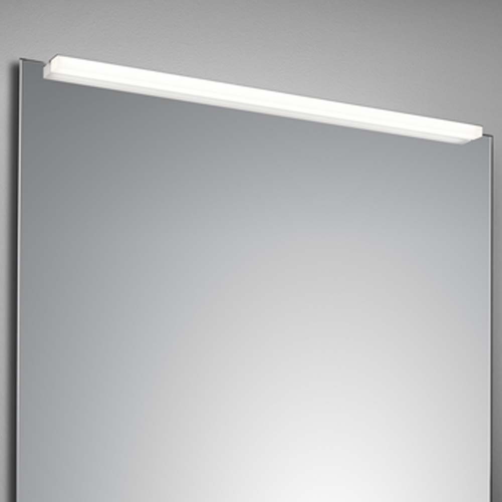 click-licht Spiegelleuchte LED Spiegelleuchte Onta in Silber und Weiß 18W 1050lm, keine Angabe, Leuchtmittel enthalten: Ja, fest verbaut, LED, warmweiss, Badezimmerlampen, Badleuchte, Lampen für das Badezimmer