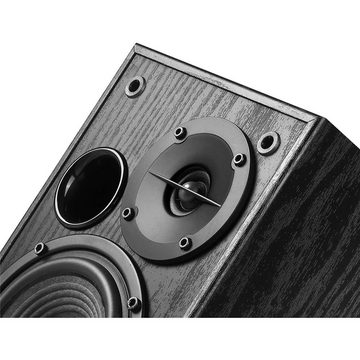 Edifier® R1100 Kompaktes Regallautsprechersystem 2.0 Regal-Lautsprecher (42 W, Schwarz)