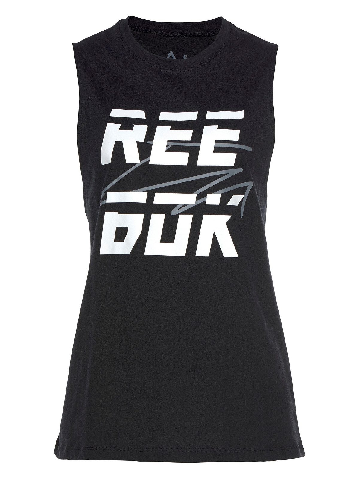 Reebok Tanktop Große Größen Weit ausgeschnittene Ärmellöcher. Reduzierter Preis € 12,99. Unverbindliche Preisempfehlung € 24,99