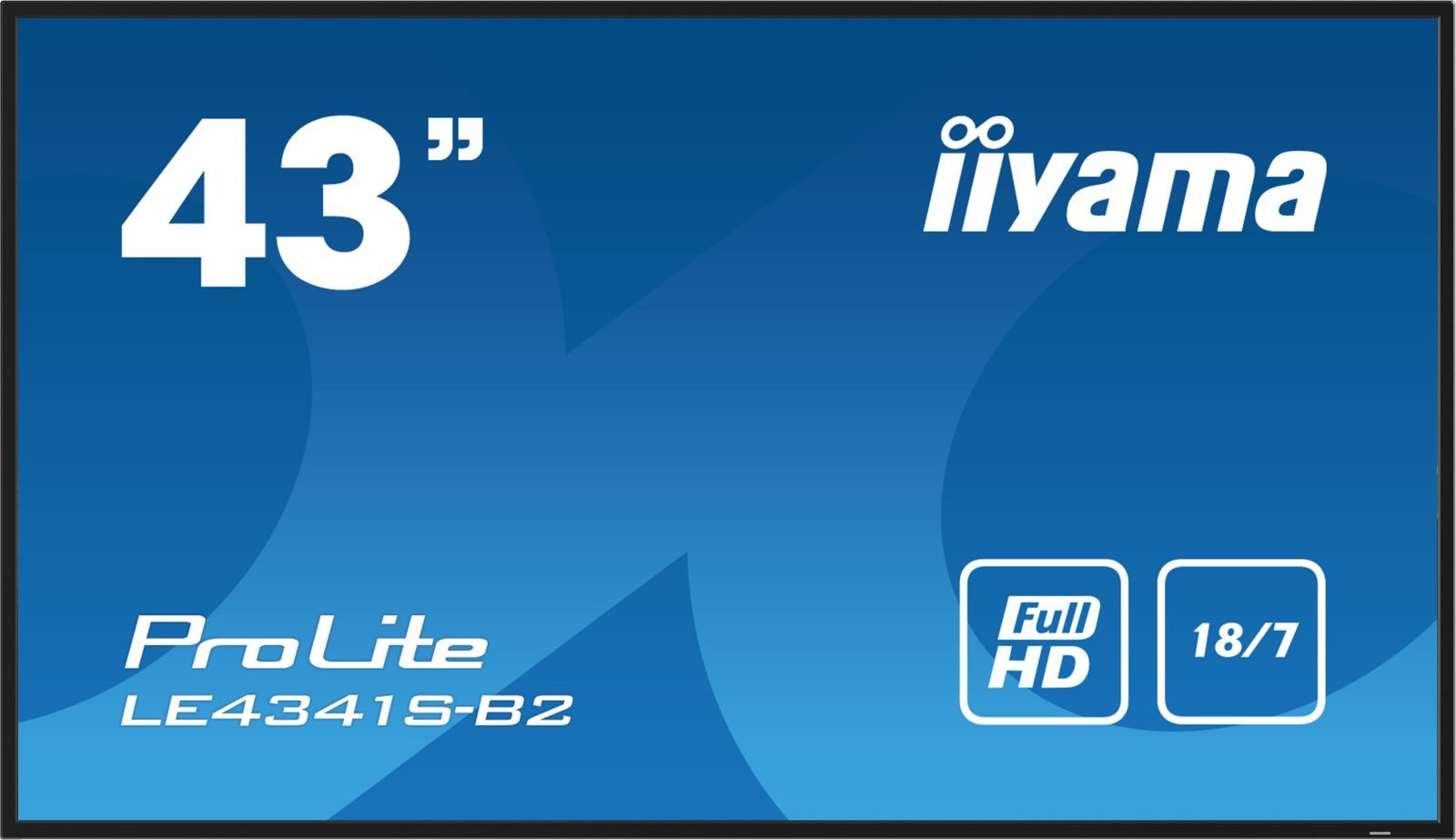 Iiyama Dis Public 43 LE4341S-B2 FHD IPS TFT-Monitor (1920 x 1080 px, Full HD, 8 ms Reaktionszeit, IPS, Lautsprecher, HDCP)