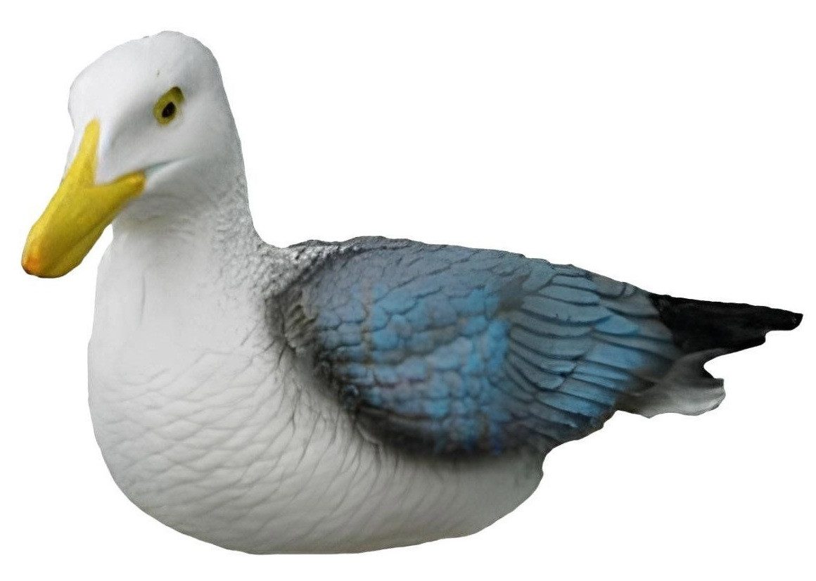 Xlmoebel Tierfigur Dekofigur Möwe aus hochwertigem Material für den Garten (Skulptur N63-35cm), Hergestellt in Europa