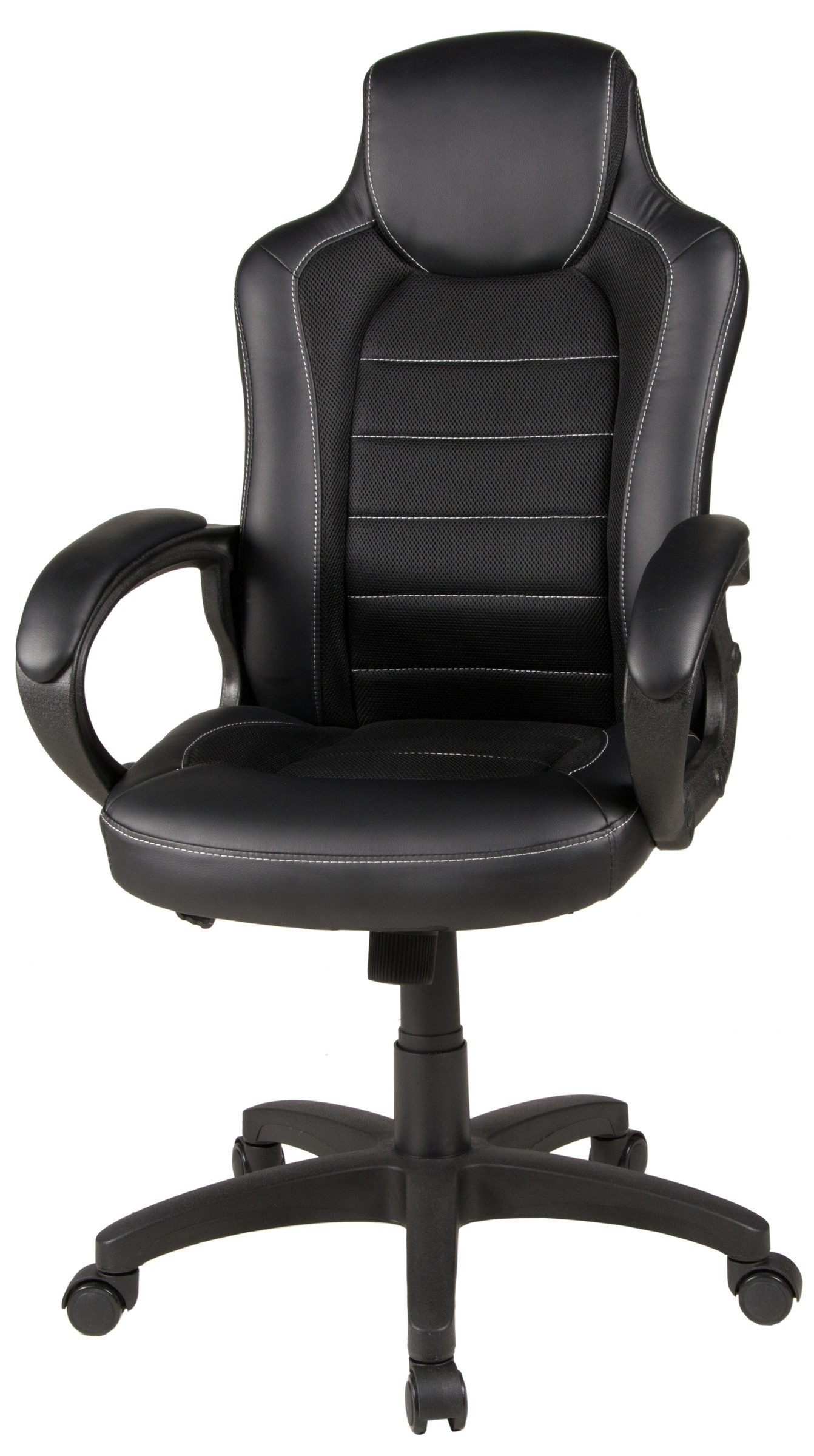 Duo Collection Chefsessel Joris, ergonomisch, Wippmechanik, schwarz - 61x109x61cm (BxHxT)