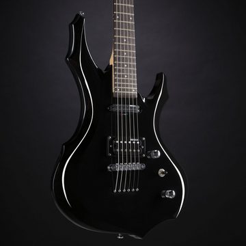 ESP E-Gitarre, LTD F-10 Black, LTD F-10 Black - E-Gitarre