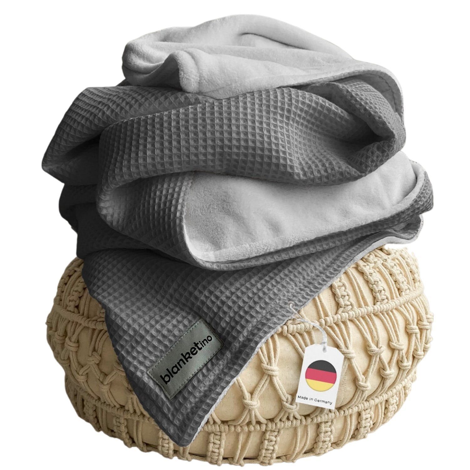 Wohndecke flauschige Kuscheldecke, wärmende Couchdecke, blanketino, günstig online kaufen