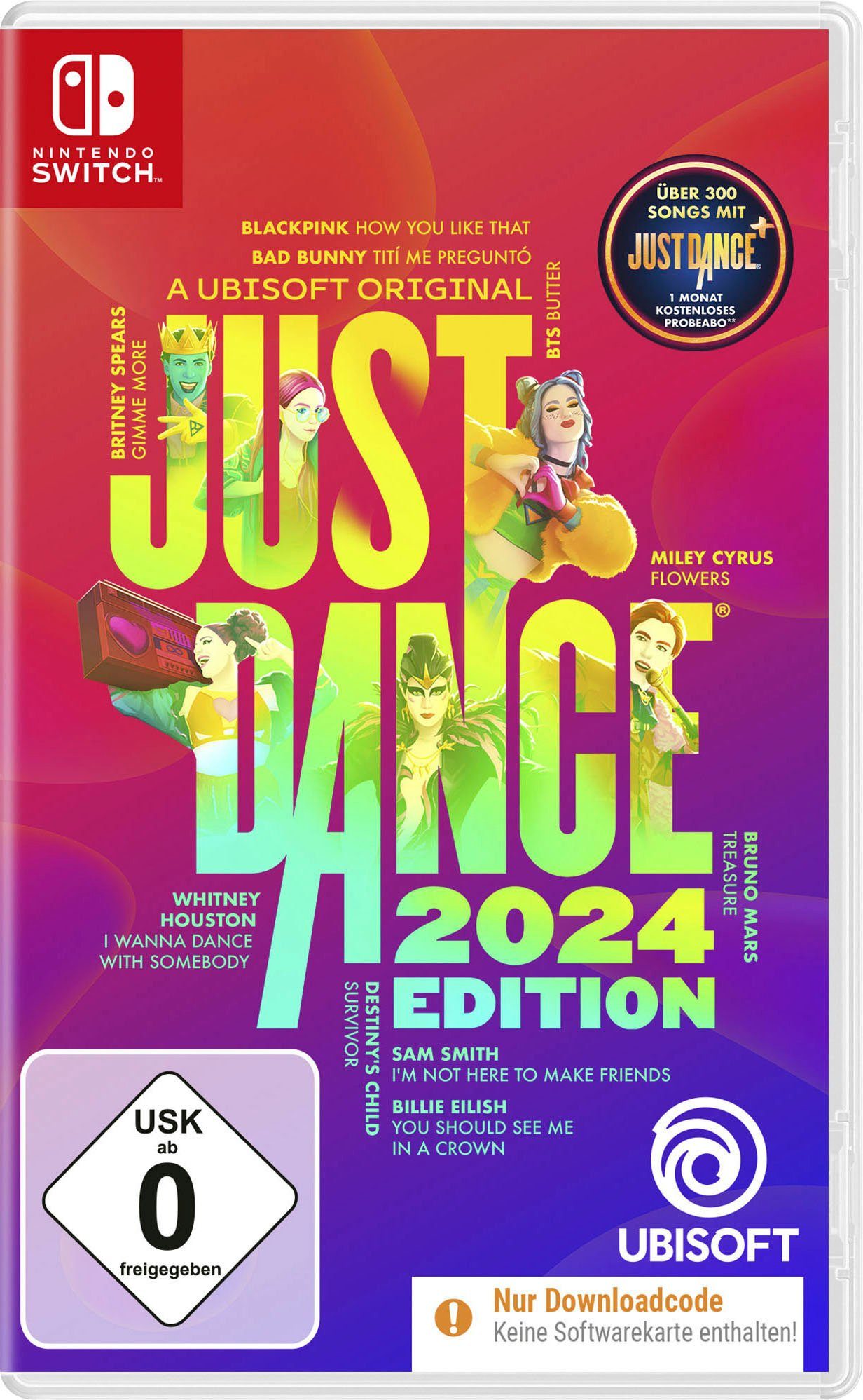 Just Dance 2024 Nintendo Switch, Code in a Box