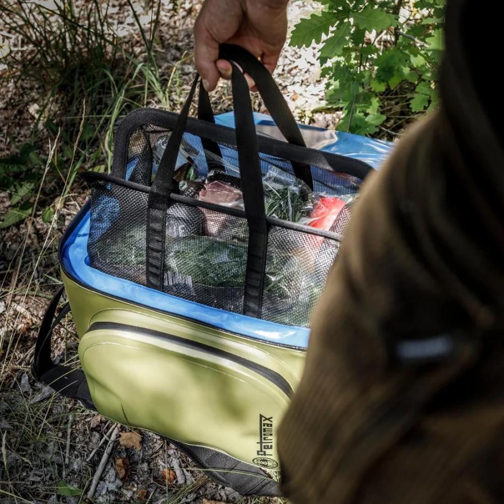 Petromax Fahrradkorb Petromax Netzeinsatz für Kühlrucksack 22 Liter - Einsatzkorb aus strap