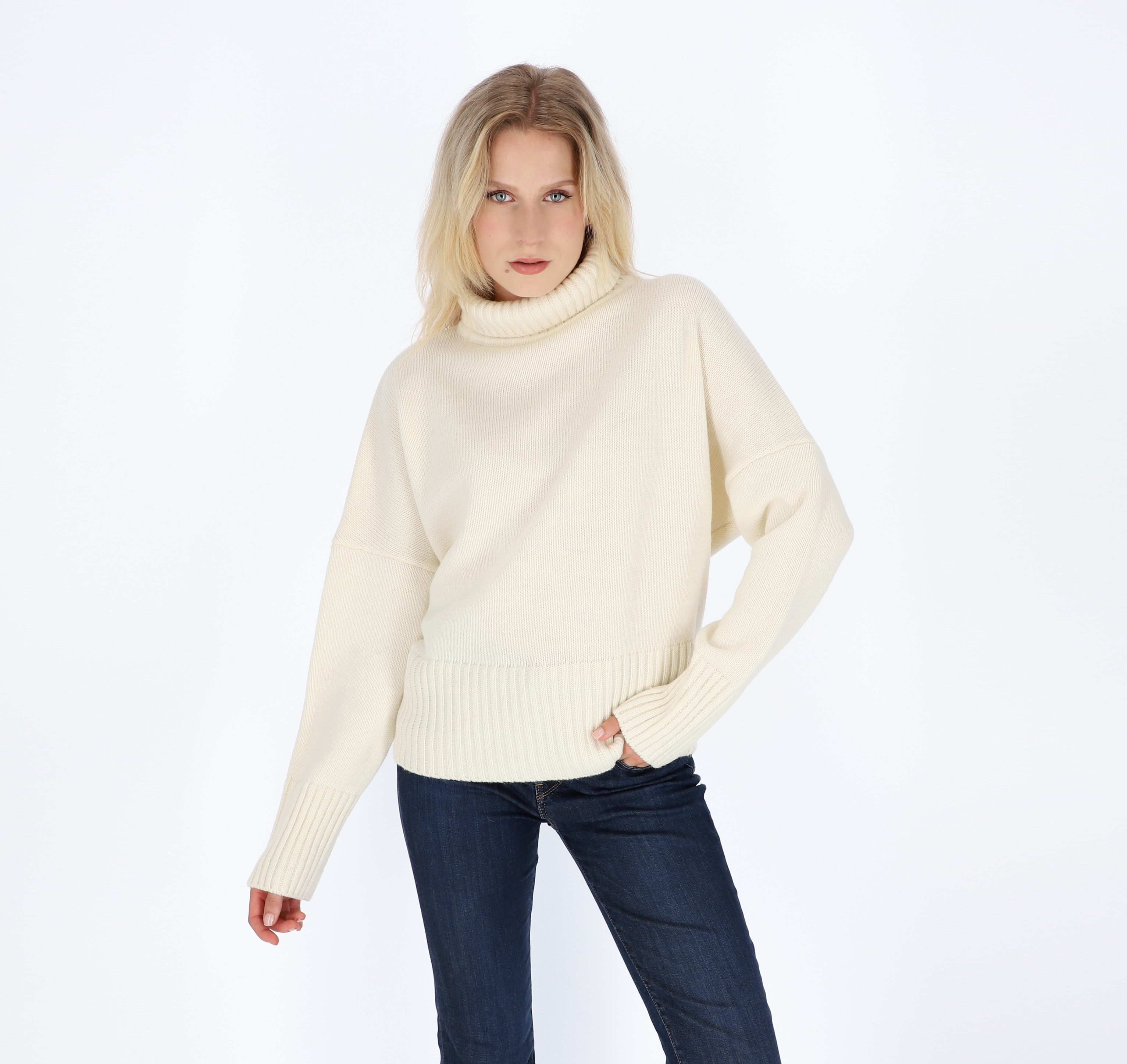 halsüberkopf Accessoires Strickpullover Rollkragenpullover aus hochwertigem günstig online kaufen