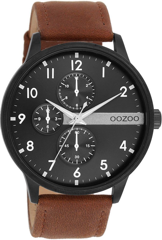 OOZOO Quarzuhr C11307, Armbanduhr, Herrenuhr, Lederarmband günstig online kaufen