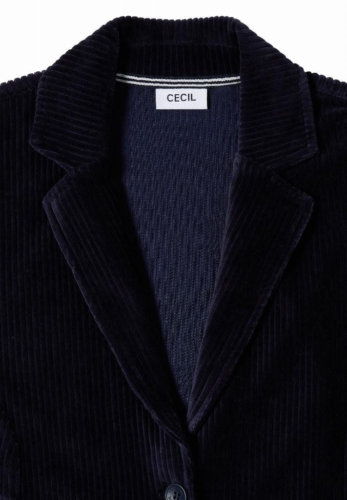 CECIL Jackenblazer Jerseycord Blazer in Unifarbe – Bild 2 von 5