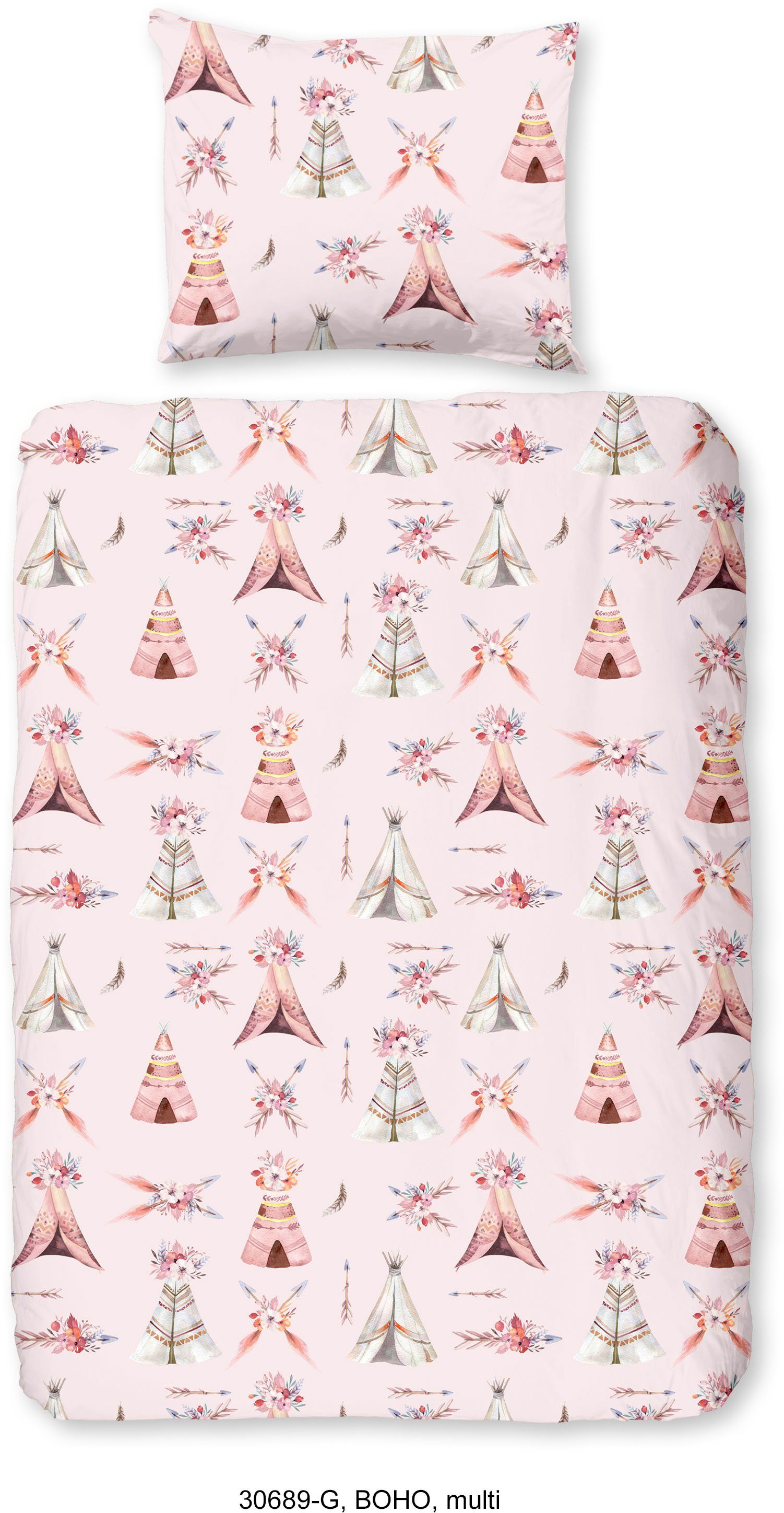 good morning Kinderbettwäsche Boho, Renforcé, 2 günstig online kaufen