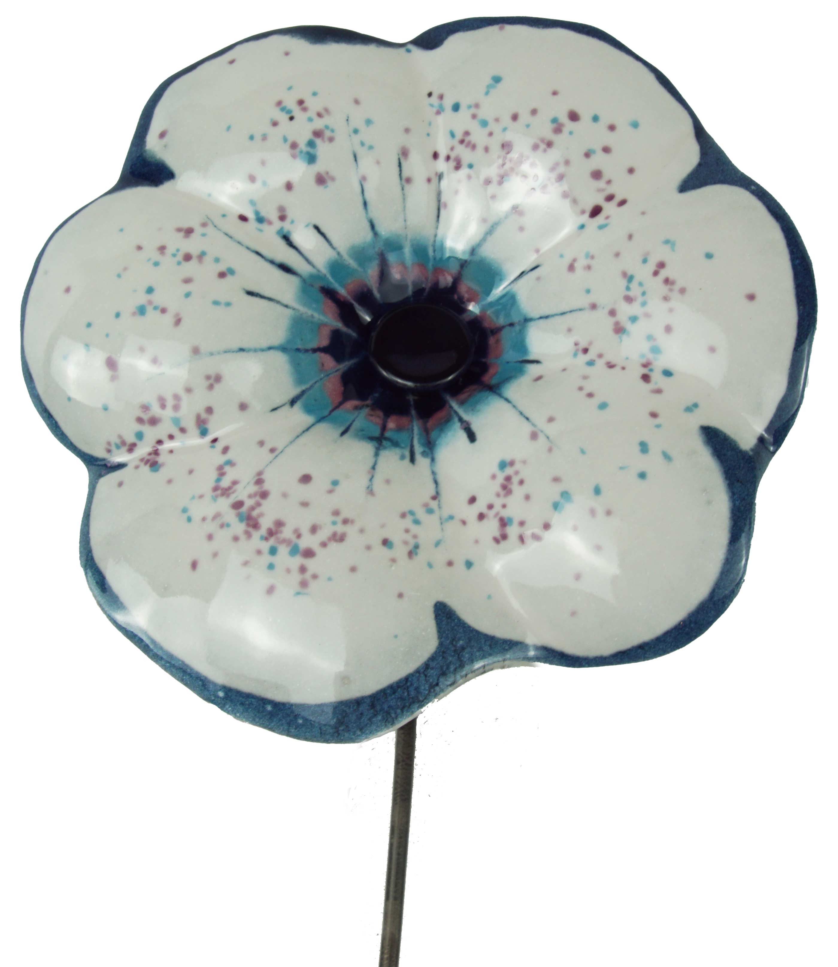 Cwwn Gartenstecker Zauberhafter Gartenstecker Glasblume ca. günstig online kaufen