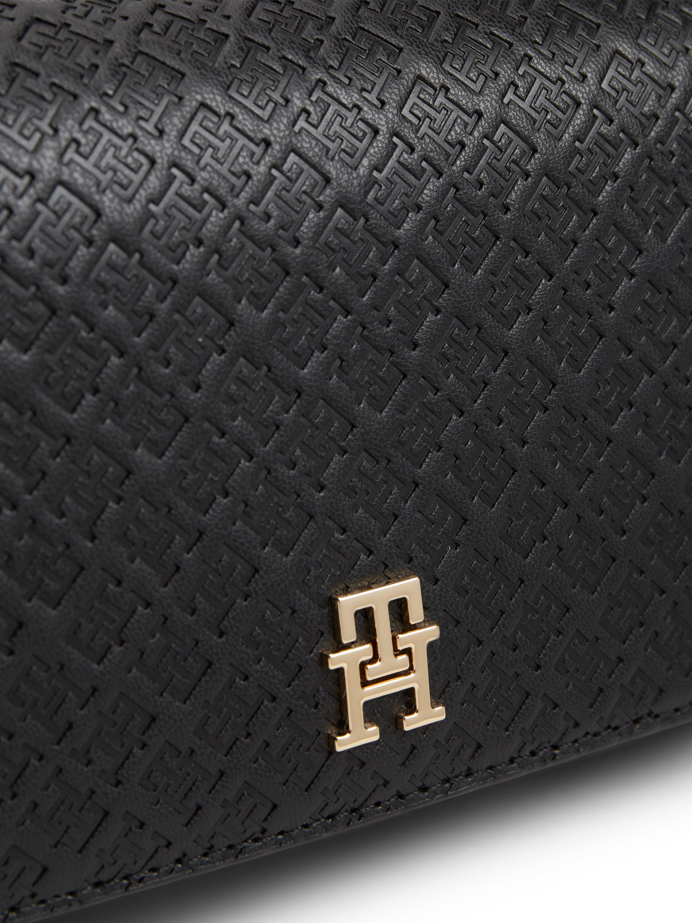 Tommy Hilfiger Umhängetasche TH ICON CONV CROSSOVER MONO, Damen Schultertasche, Handtasche, Clutch mit TH-Logoprägung – Bild 3 von 5