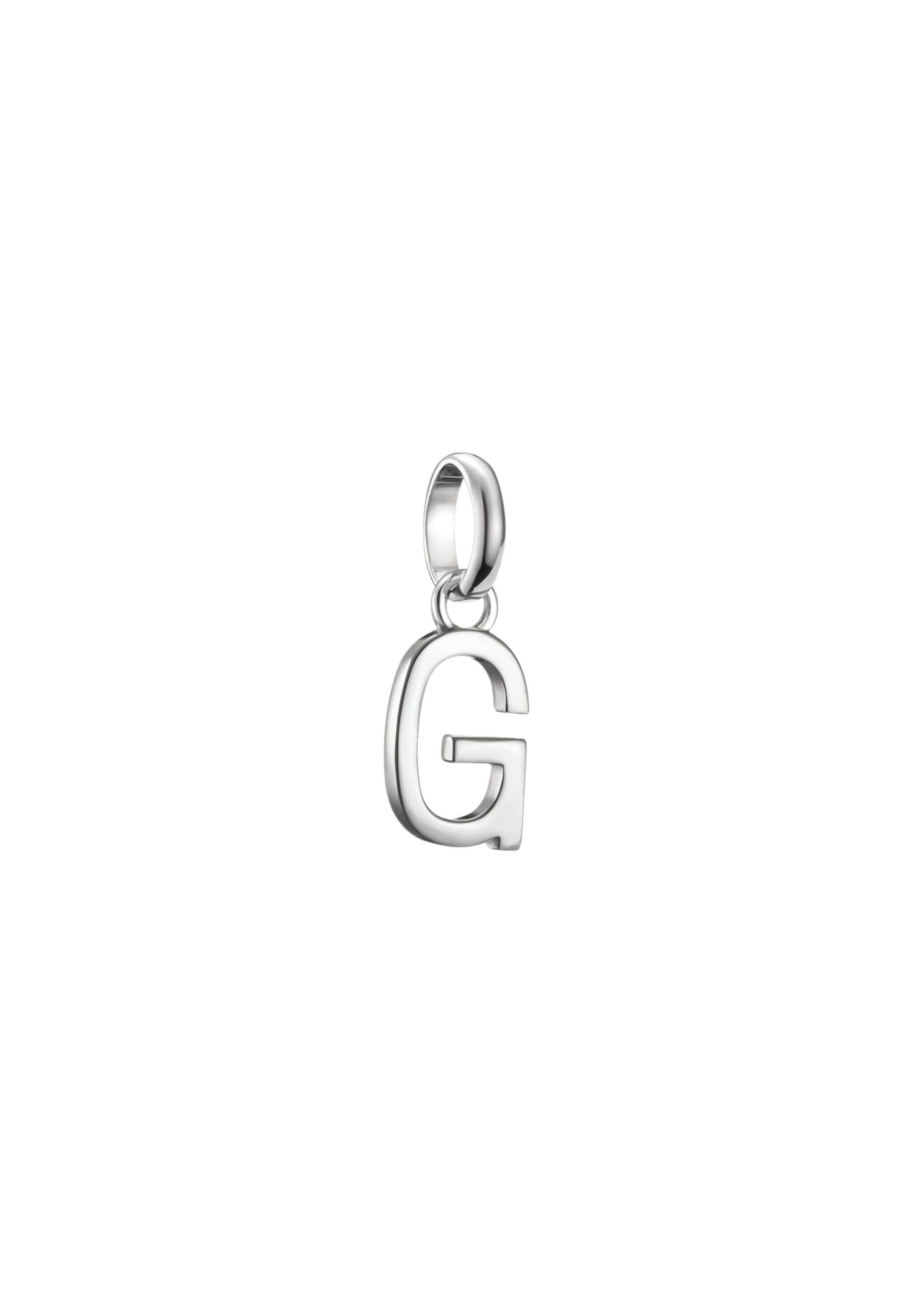 Kettenanhänger Charm-Anhänger Buchstabe G Connect Silber
